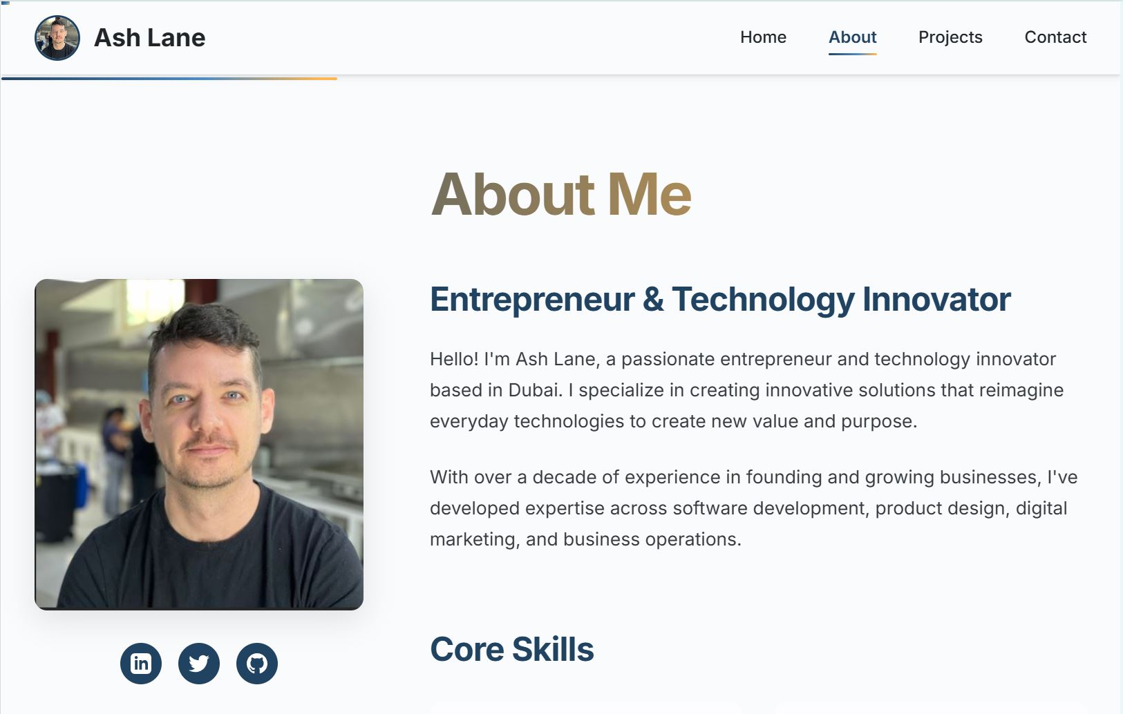 Personal Portfolio Website