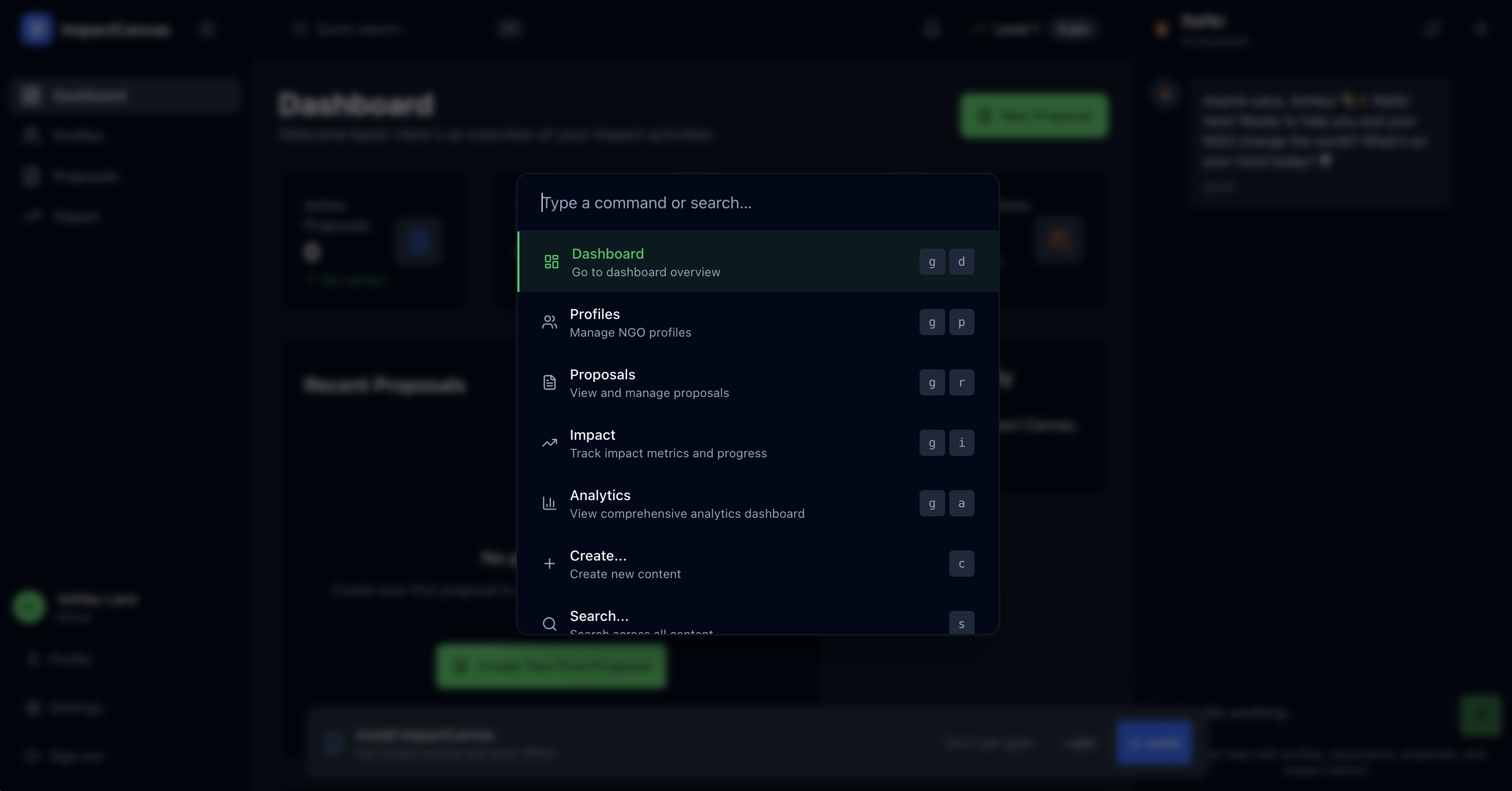 ImpactCanvas Social Impact Platform