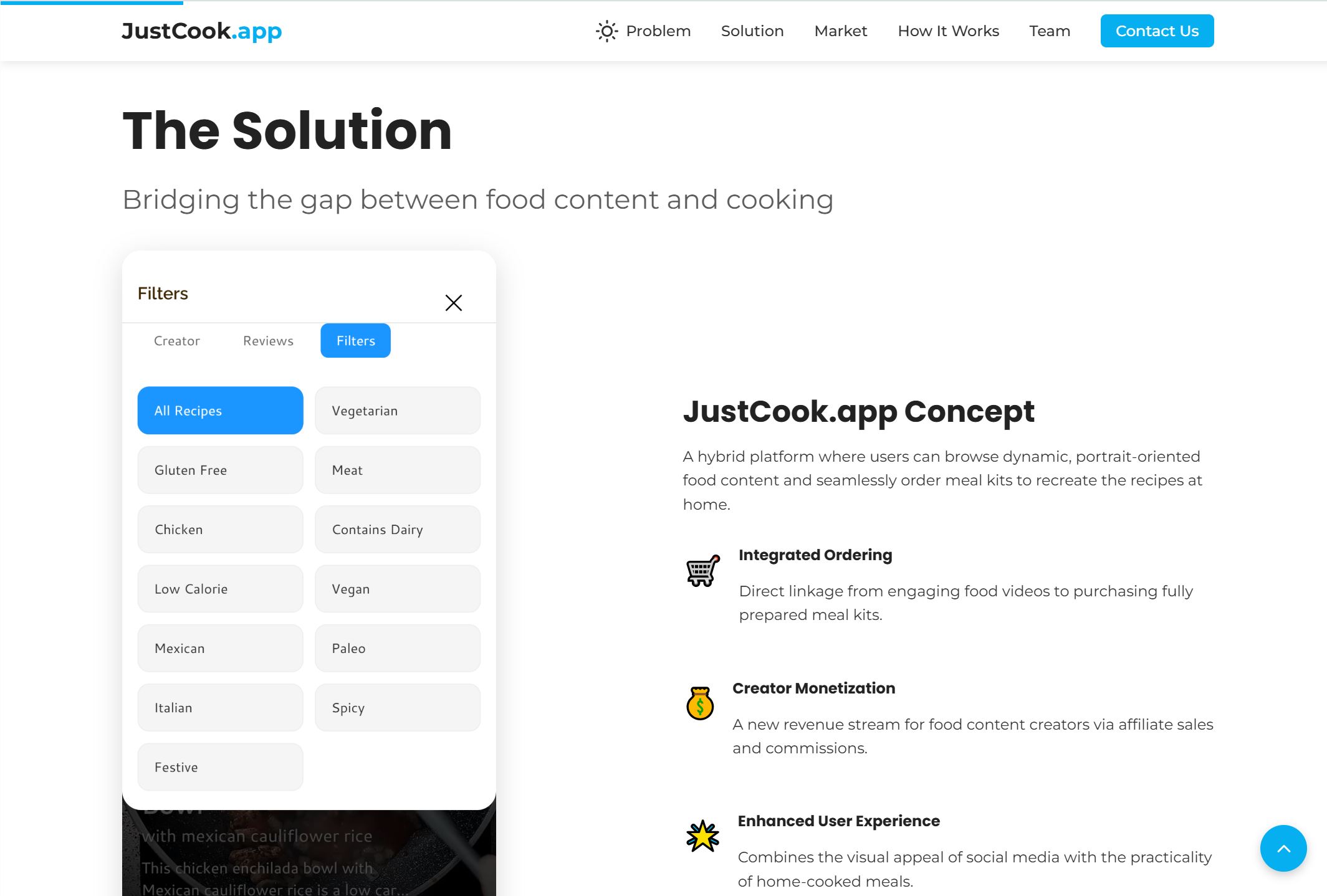 JustCook Pitch Deck