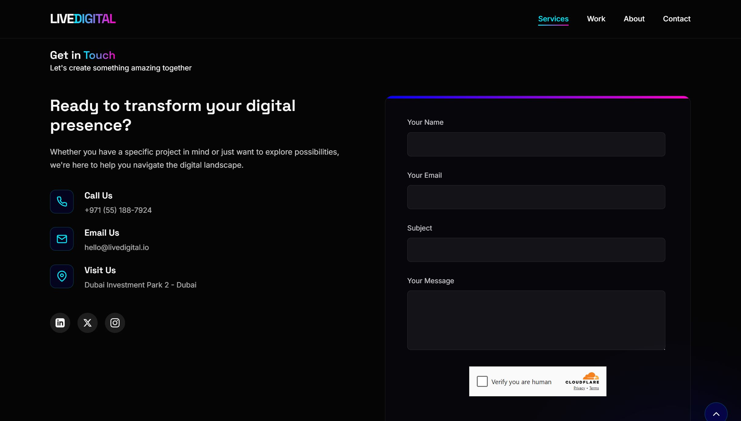 Digital Agency Website