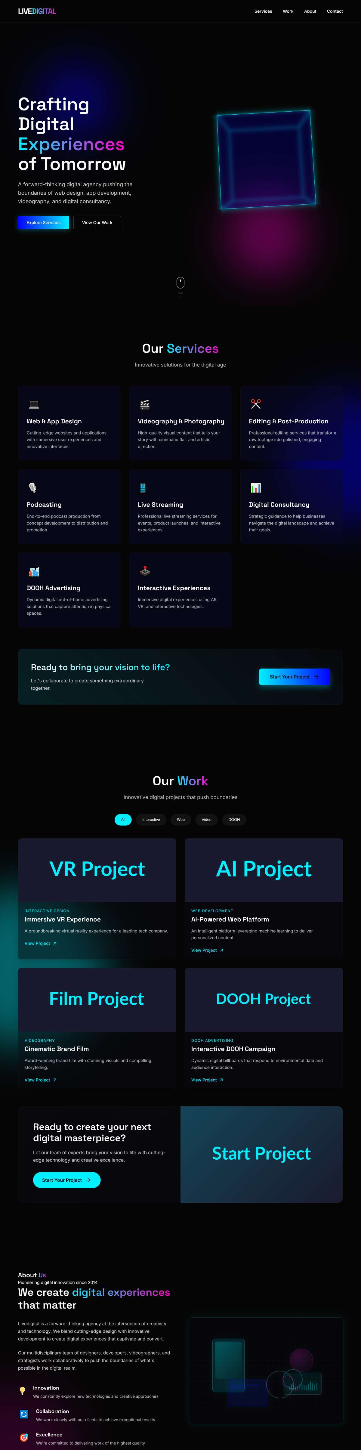 Digital Agency Website