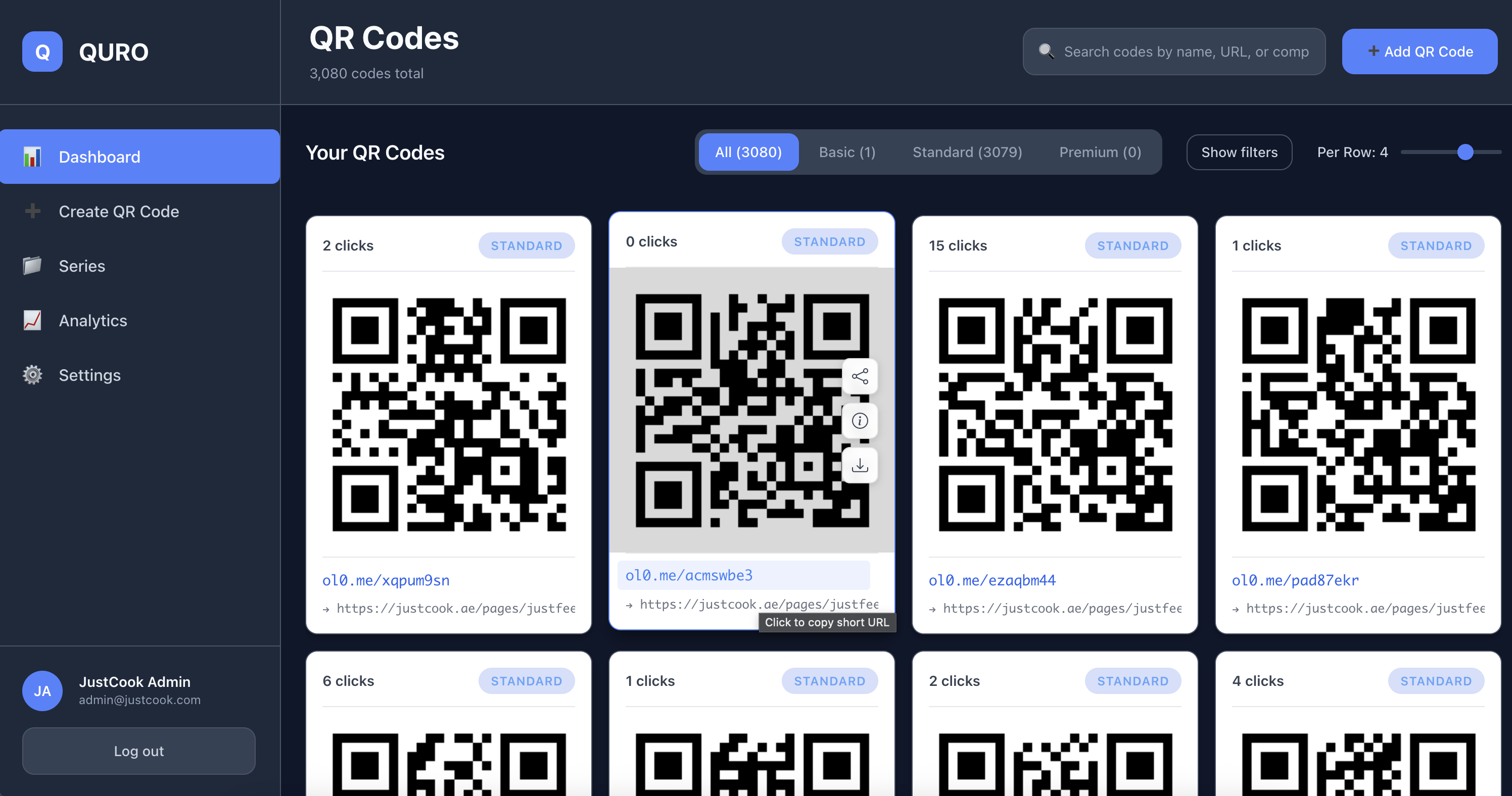 Quro API & Dashboard