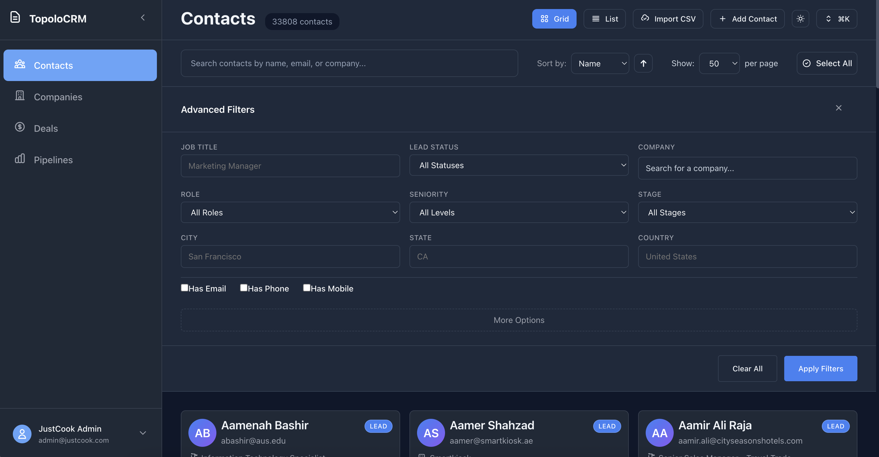 TopoloCRM Edge Platform