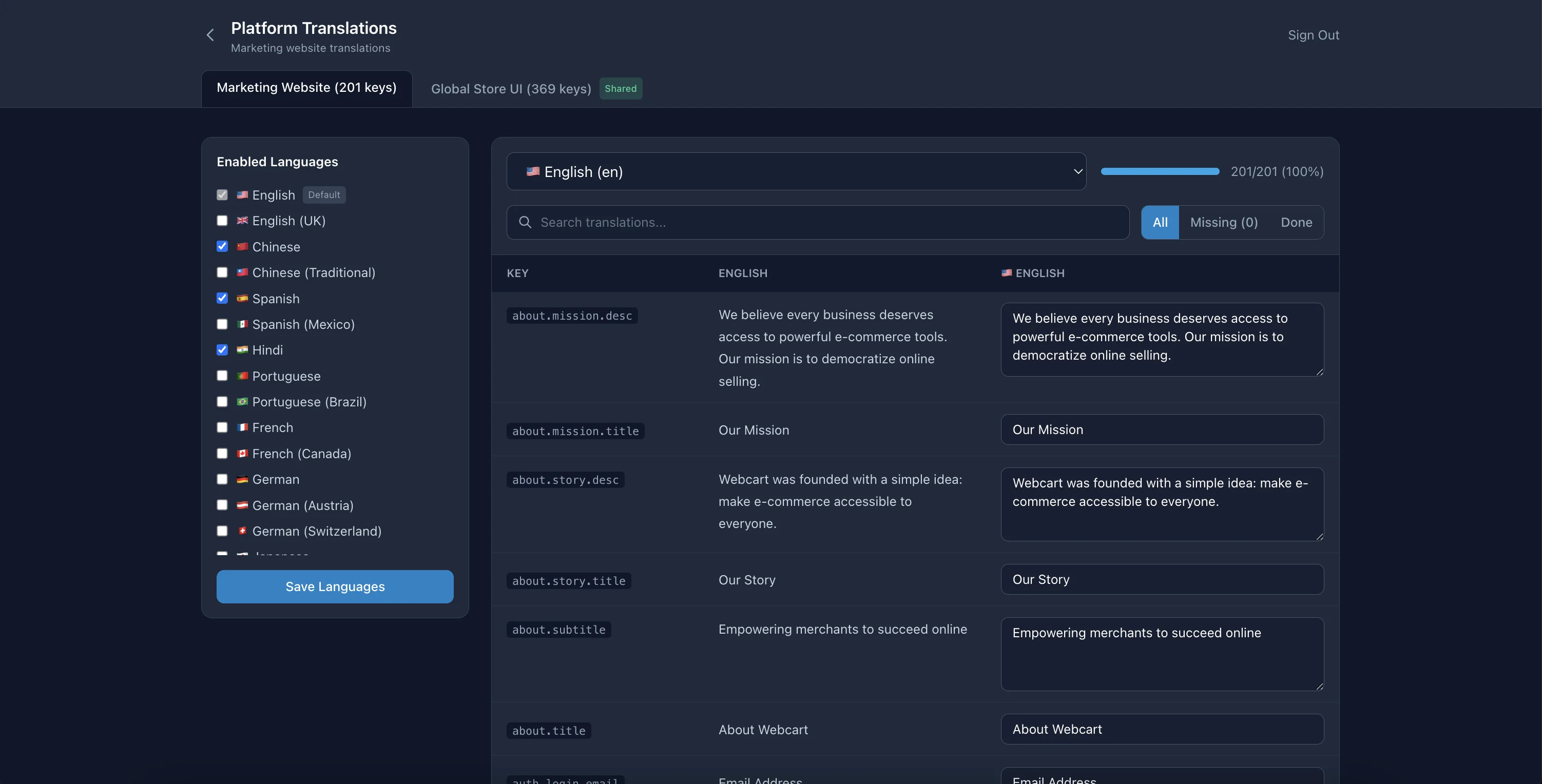 Webcart Edge Commerce Platform